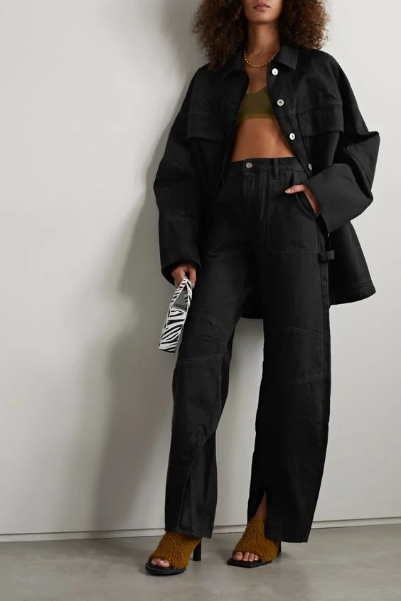 Edgy Utility Core with a Pop of Color