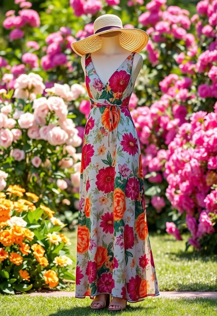 Spring Fling Floral Maxi Dress