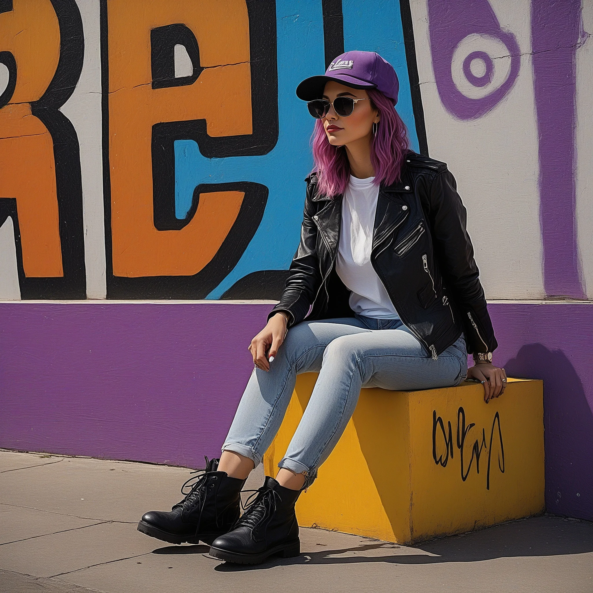Edgy Sporty Casual: Biker Babe Vibes