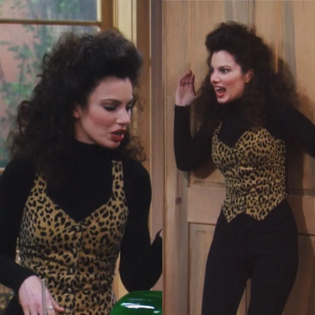 Fran Fine Iconic Leopard Look