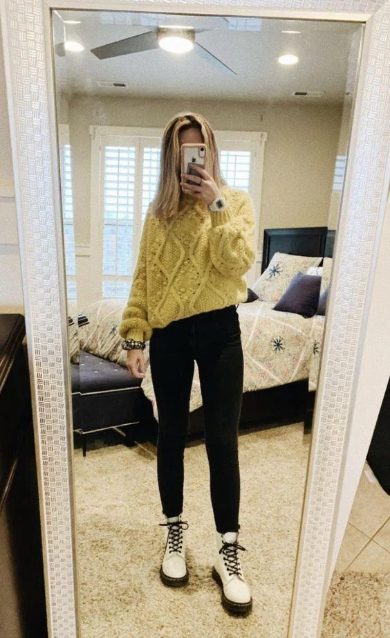 Chunky Knit & Doc Martens Moment