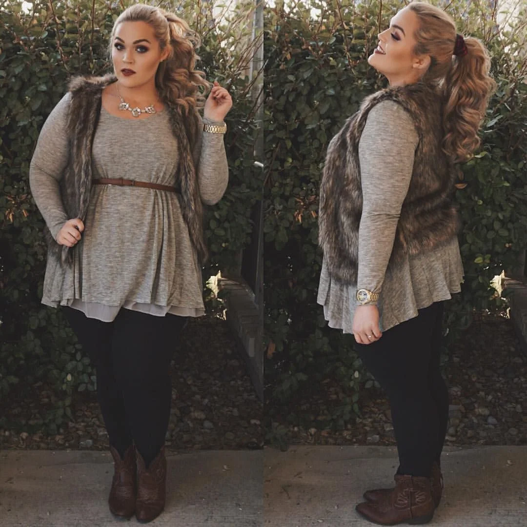 Cozy Fall Plus-Size Vibe
