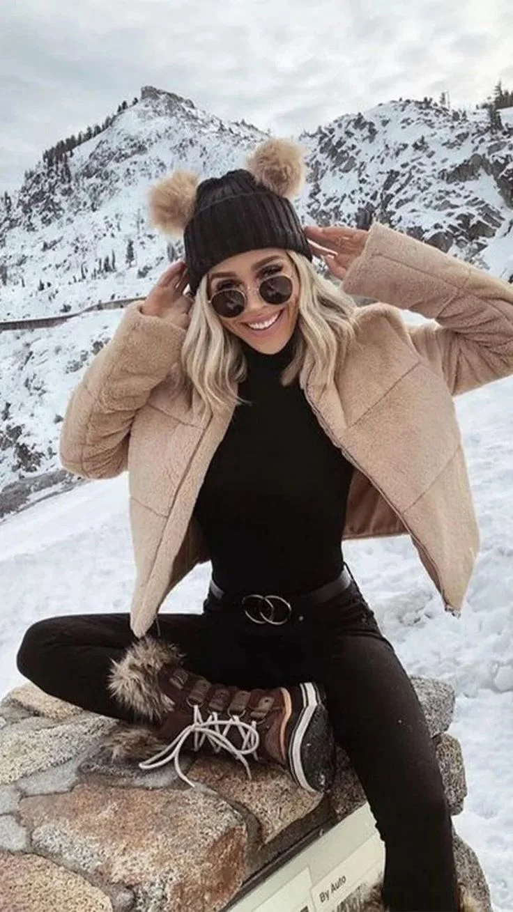 Snow Bunny Chic: Cozy Winter Gorpcore