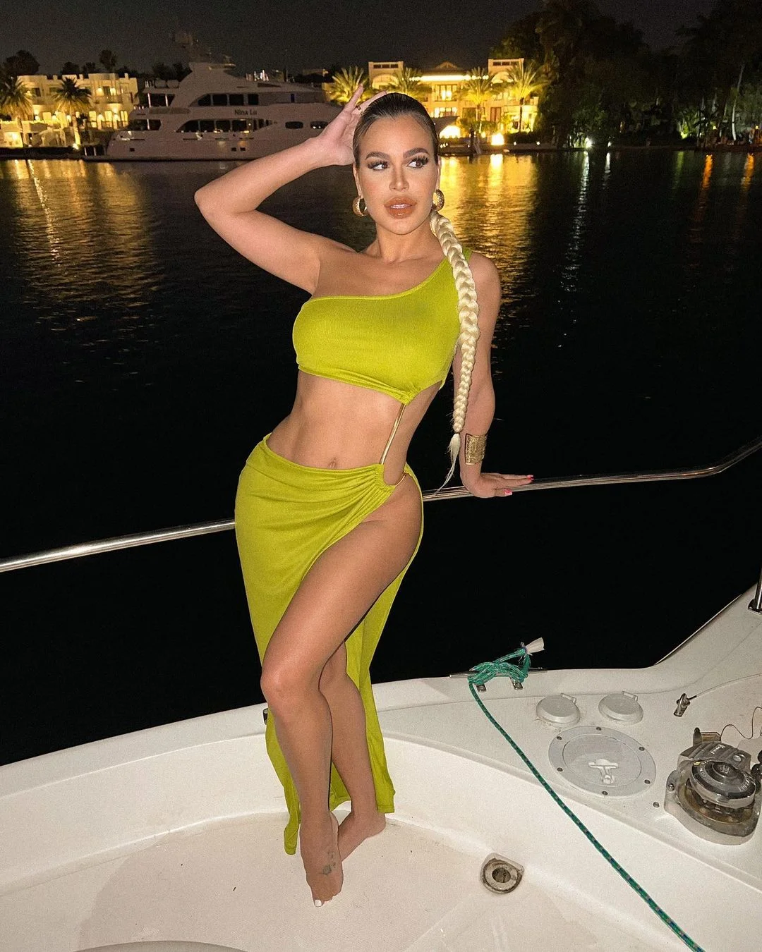 Lime Green Resortwear Set