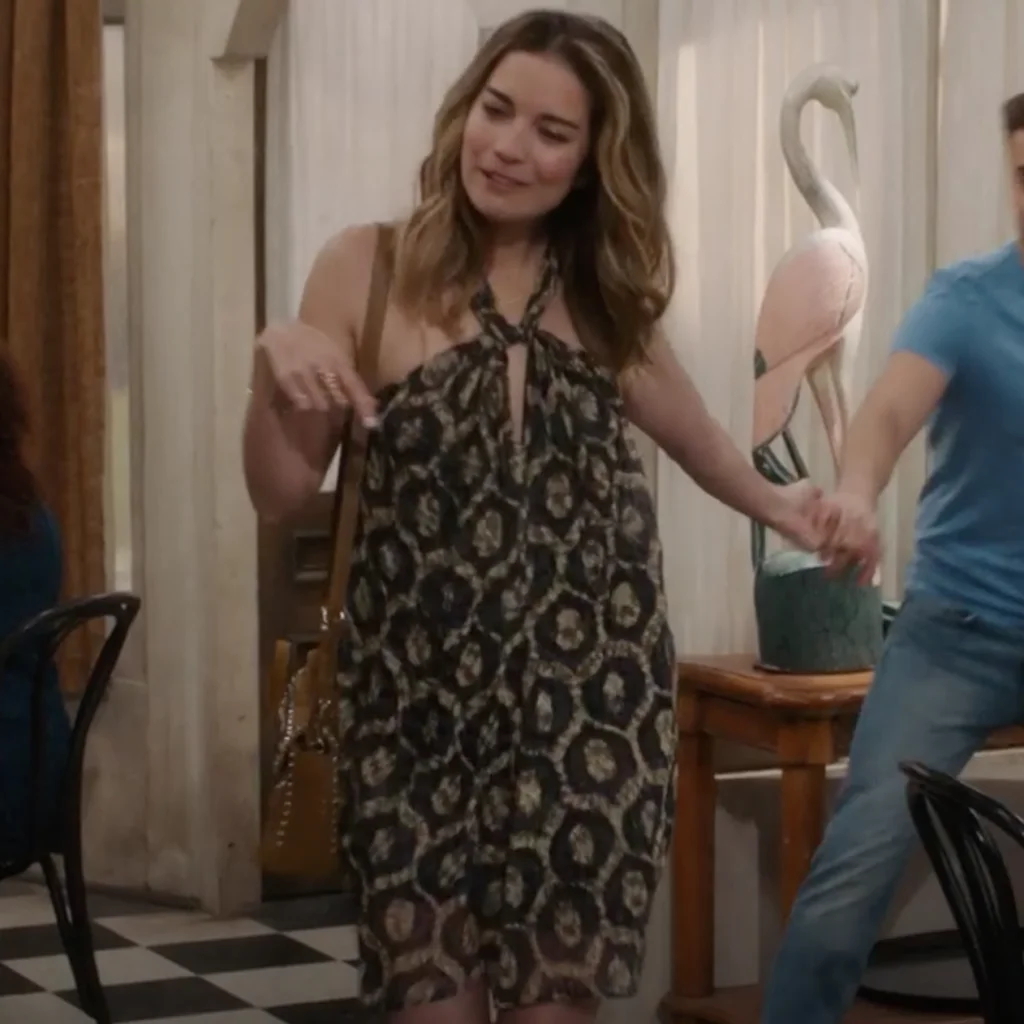 Alexis Rose Boho Babe Halter Dress