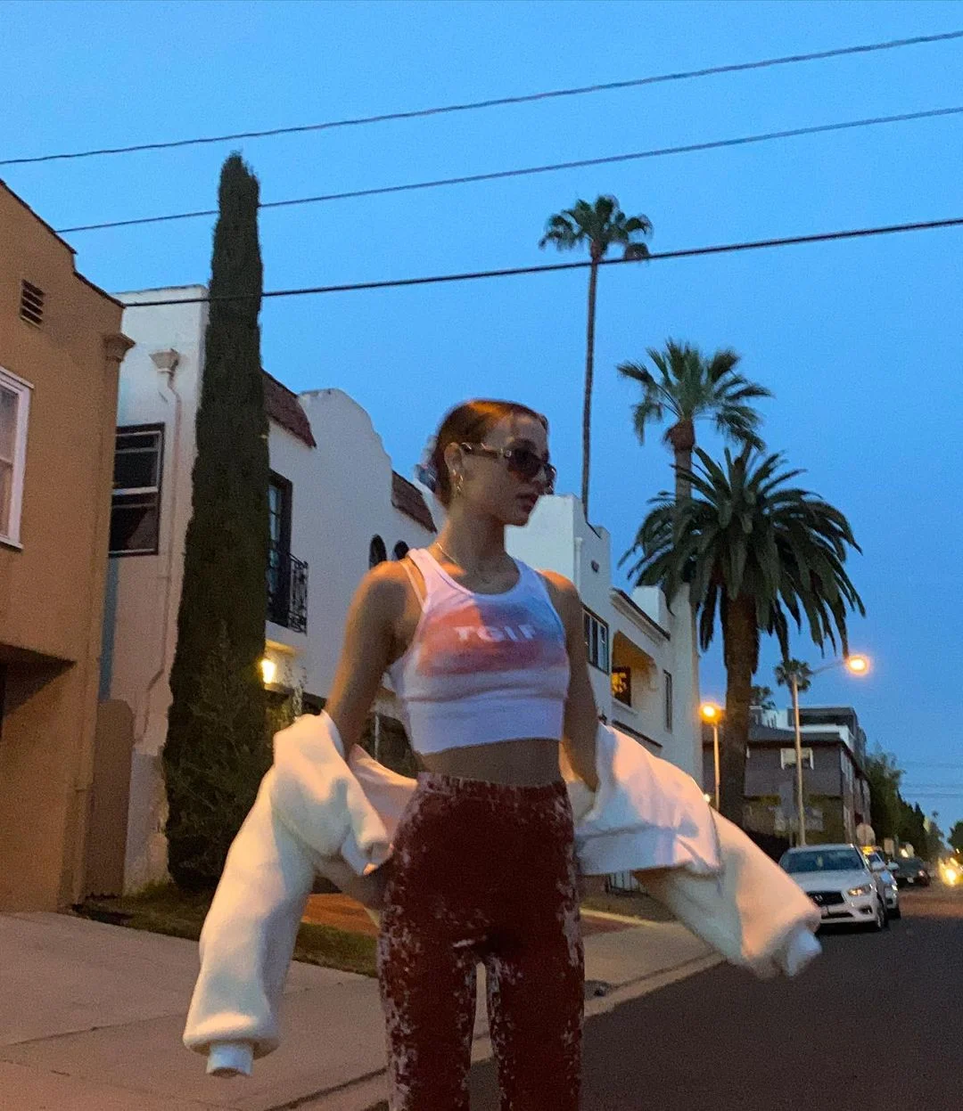 Emma Chamberlain's Chill Sunset Street Style