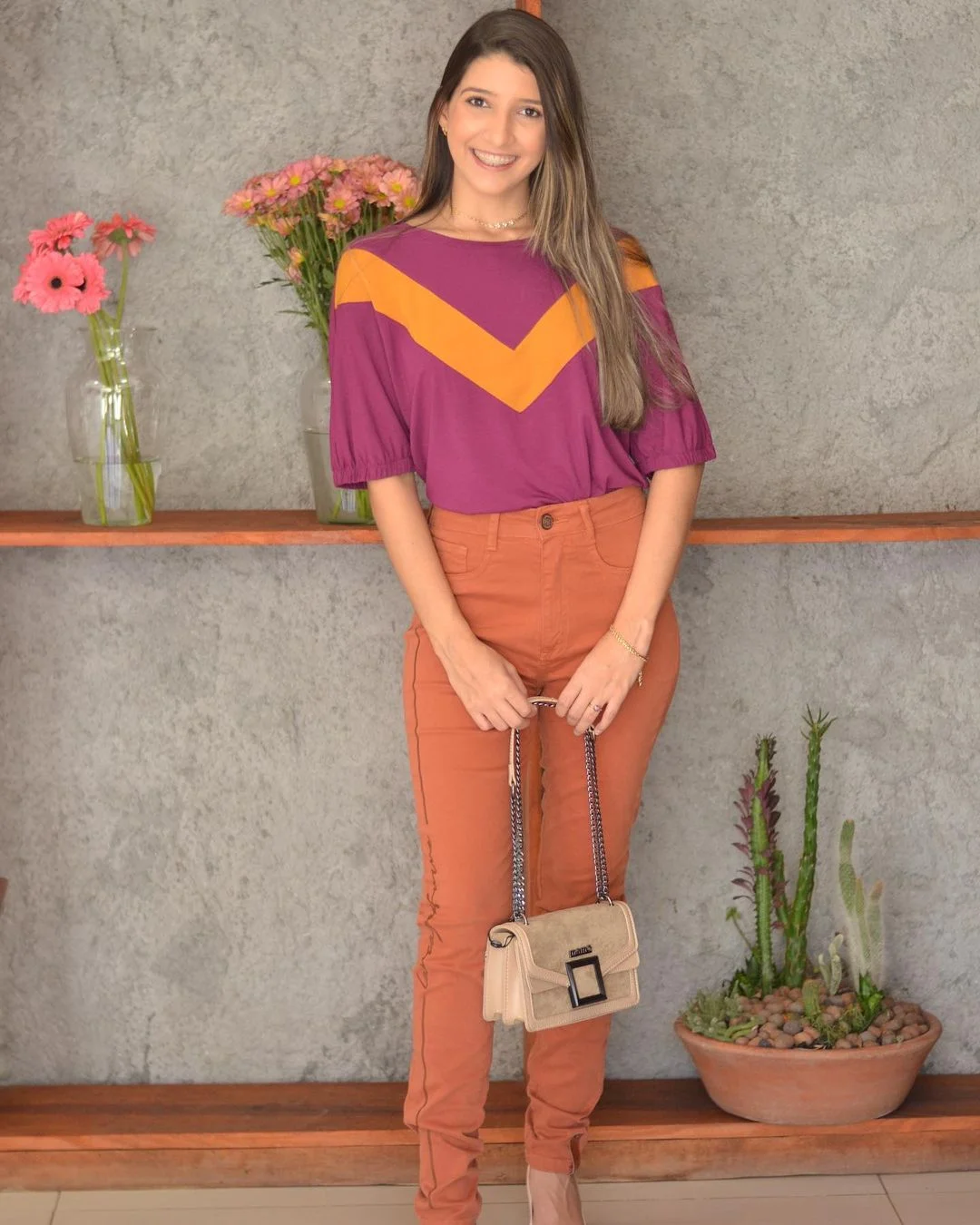 Vibrant Color Block Chic