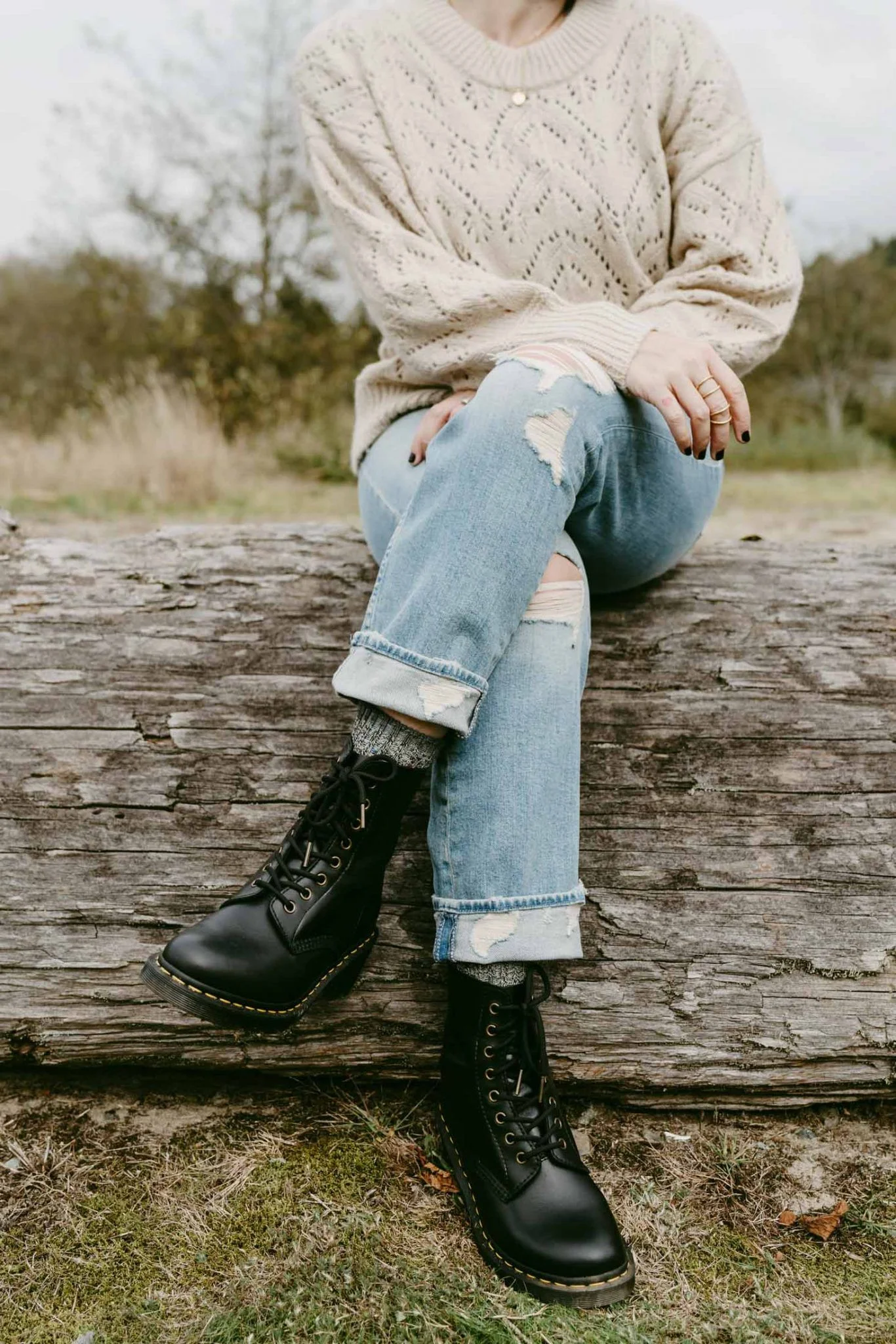 Comfy-Chic Doc Martens Vibe