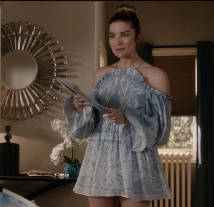 Alexis Rose-Approved Boho Chic Mini Dress