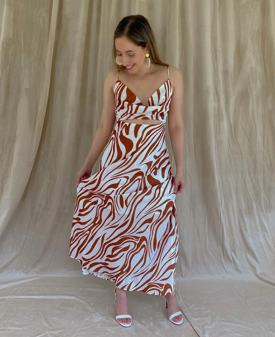 Miami Nights Cut-Out Maxi Dress